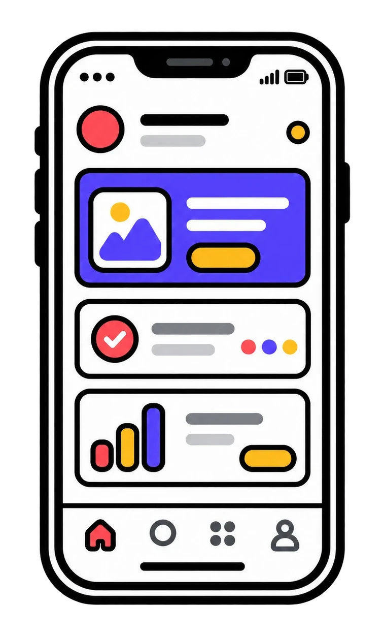 Mobile app icon